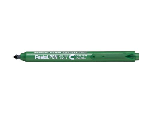 Marcador pentel nxs15 permanente retratil 4,5 mm verde , Pentel , 45228 , 4902506074317